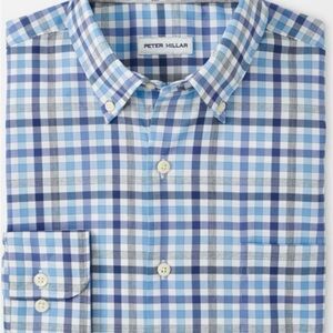 Peter Millar Chambly Crown Lite Cotton-Stretch Sport Shirt Men’s XL New
